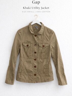GAP Women's Khaki Utility Jacket